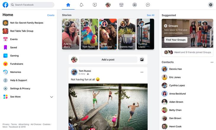 Facebook ændres på både mobil og desktop