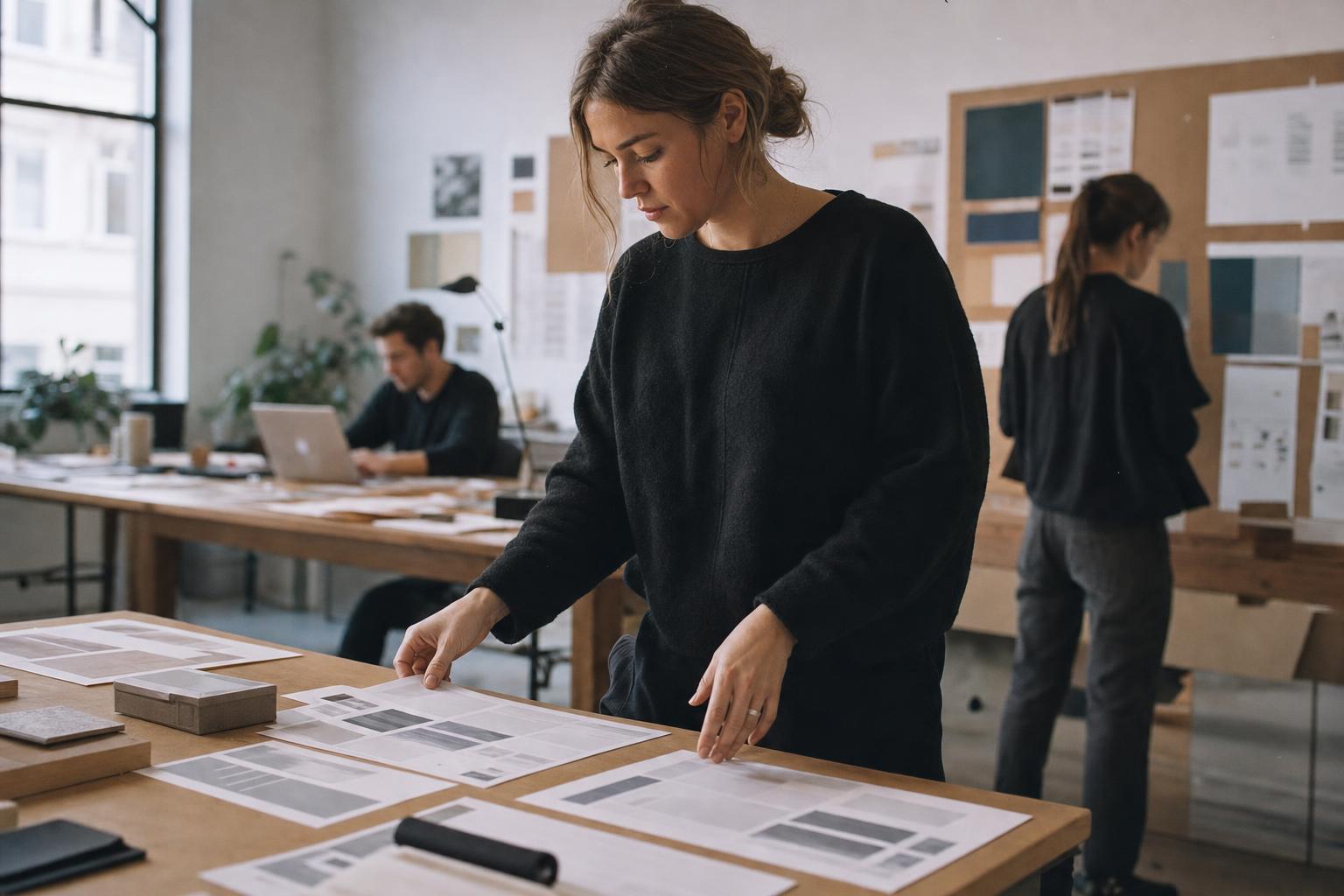 Konsulent analyserer brugerrejser og website-layouts for CRO i forskellige brancher.